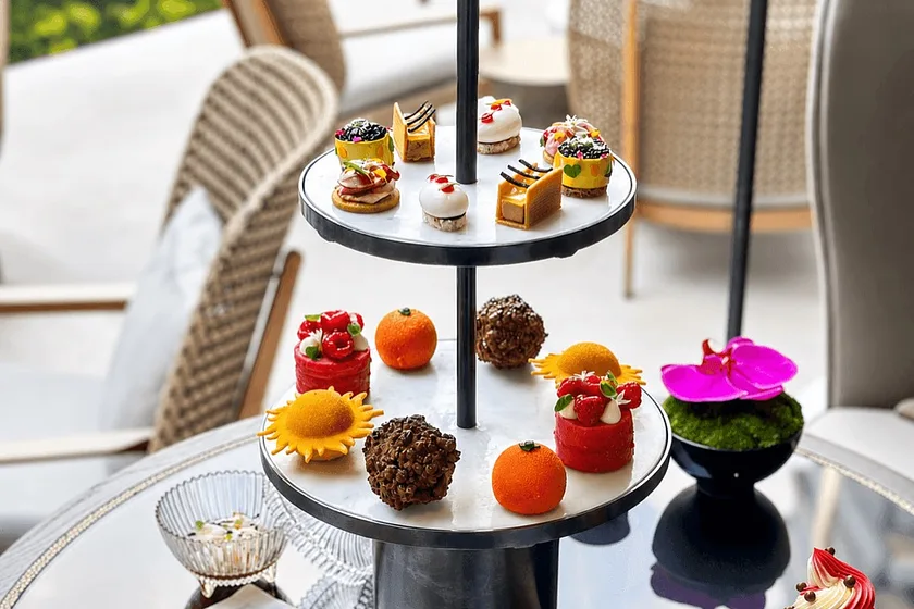 Antonio Bachour Afternoon Tea at The Courtyard